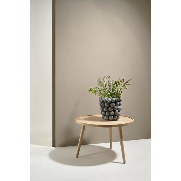 Ümmargune tammepuust  diivanilaud ø 70,5 cm Ebern - Villa Collection-image-1