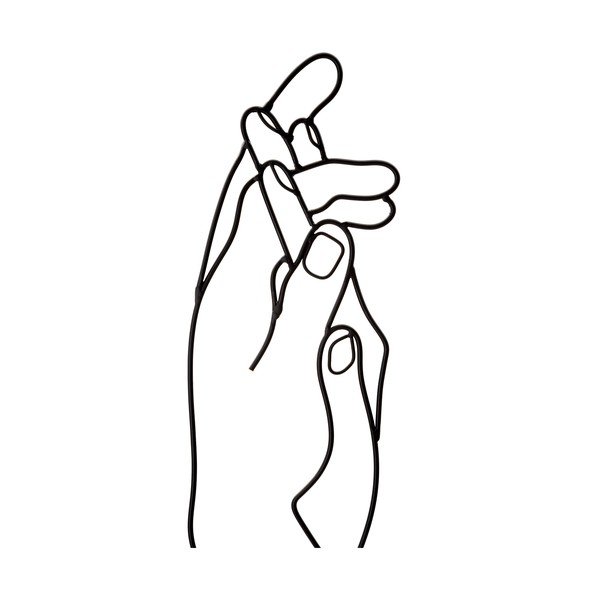Metallist seinakaunistus 40x55 cm Simply Hands - Mauro Ferretti-image-2