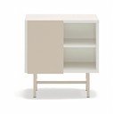 Beež/kreemjas matt öökapp riiulitega Nube - Teulat