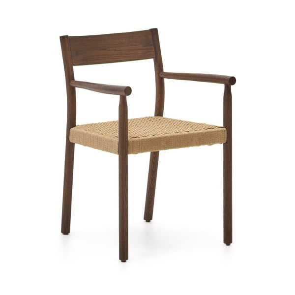 Pruun tammepuidust söögitool Yalia - Kave Home