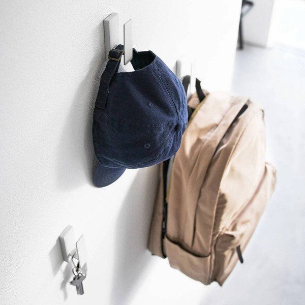 Valged metallkonksud seinale, 3 tk komplektis Tower - YAMAZAKI-image-4