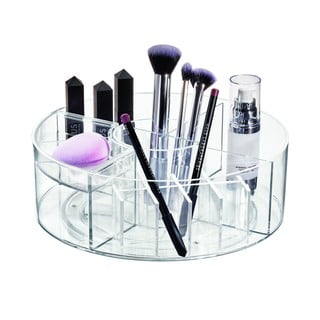 Taaskasutatud plastikust vannitoakomplektide organiseerija Cosmetic Carousel - iDesign