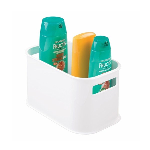Bílý organizér InterDesign Peyton, délka 25,5 cm