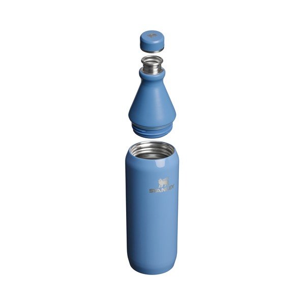 Sinine roostevabast terasest termospudel 600 ml All Day Slim Bottle Blue Sky Gloss - Stanley-image-1