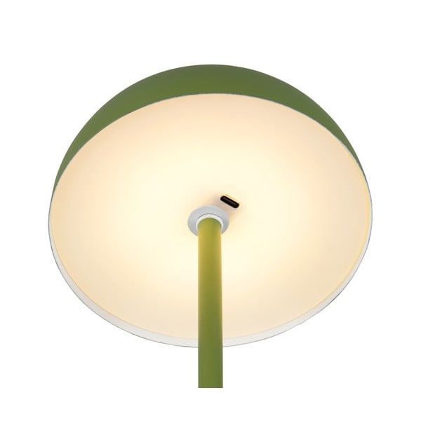 Roheline LED-laualamp metallvarjuga (kõrgus 21 cm) Munoz - Trio-image-4