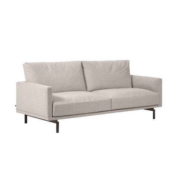 Beež šenillist diivan 214 cm Galene - Kave Home-image-2