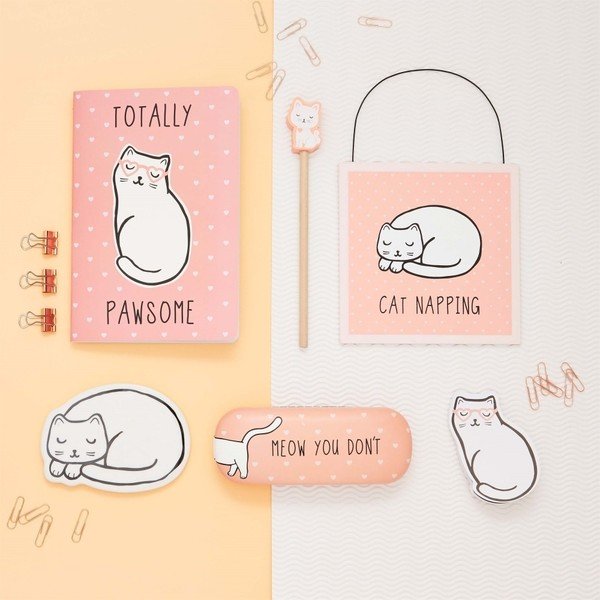 Sada 4 podtácků ve tvaru kočky Sass & Belle Cutie Cat-image-1