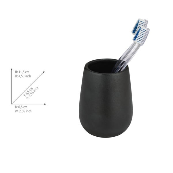 Must keraamiline vannitoatarvikute komplekt Nerno - Wenko-image-3