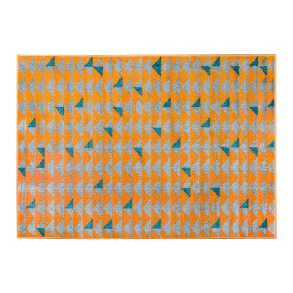 Oranžový koberec Cosmopolitan design Montreal, 133 x 190 cm