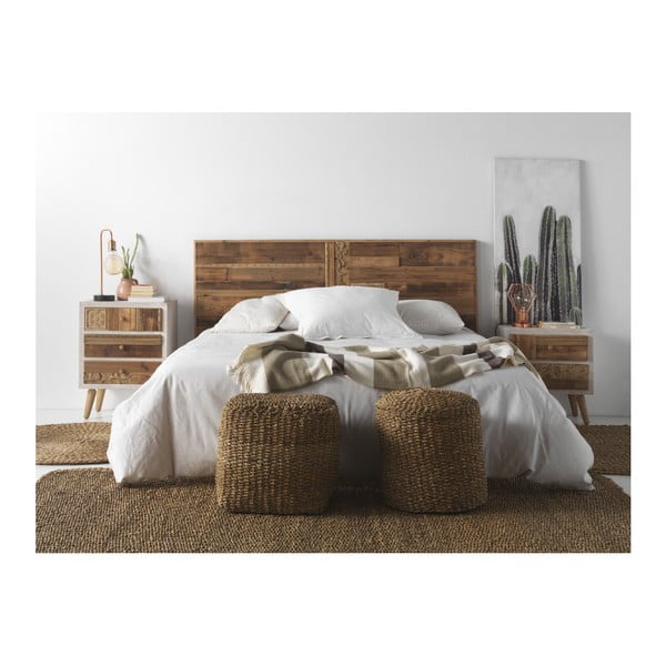 Dřevěné postelové čelo Geese Rustico, 60 x 145 cm-image-3