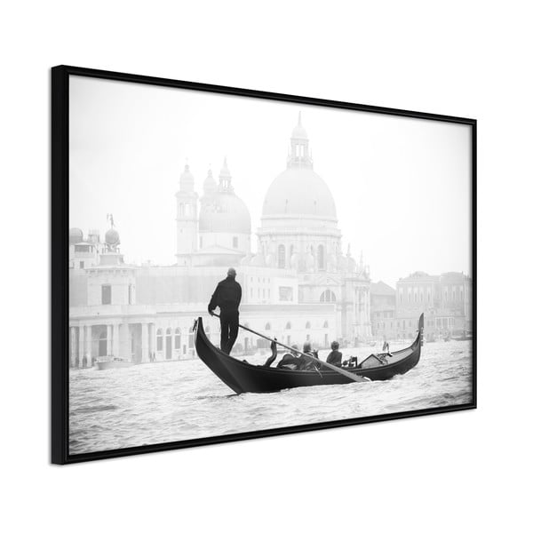 Plakat raamis, 30 x 20 cm Symbols of Venice - Artgeist