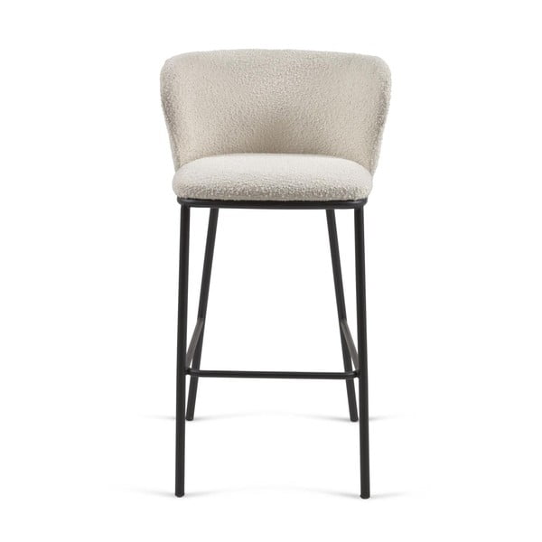 Valged baaritoolid 2tk komplektis (istme kõrgus 75 cm) Ciselia - Kave Home-image-2