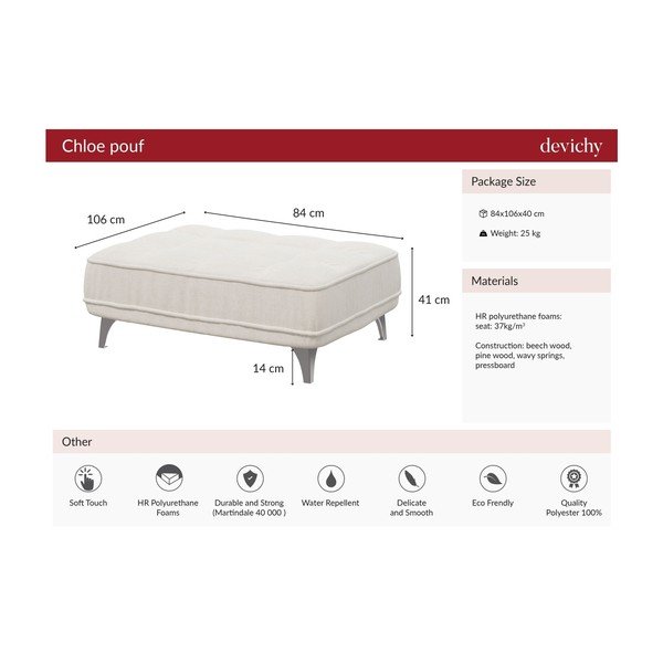 Tumebeež Devichy ottoman Chloe - devichy-image-4