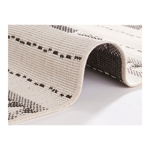 Must ja kreemjas välisvaip , 160 x 230 cm Bahamas - NORTHRUGS-image-3