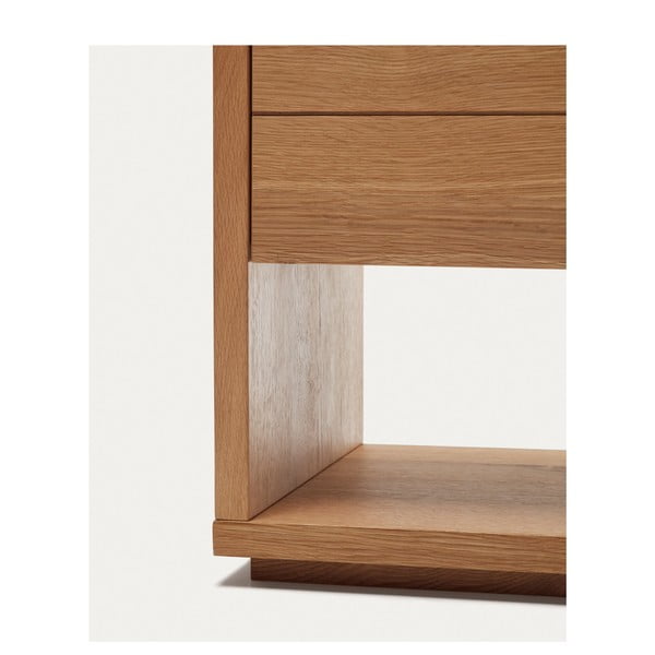 Tammedekooriga madal kummut 200x74 cm Alguema - Kave Home-image-3