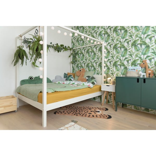 Valge lastevoodi, 140 x 200 cm PINO CANOPY – Vipack-image-4