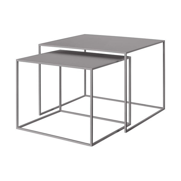 Hallid metallist diivanilauad komplektis 2 tk 50x60 cm Fera - Blomus