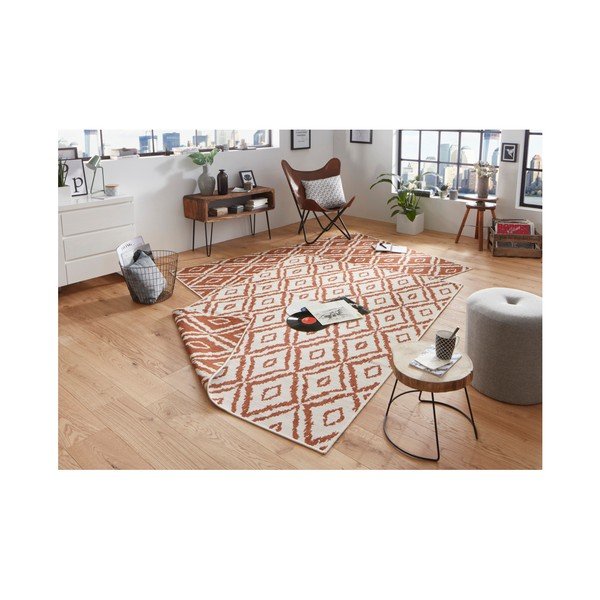 Punase ja valge õuevaip , 80 x 150 cm Rio - NORTHRUGS-image-4