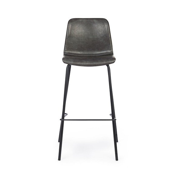 Tumehall polsterdatud baaritool (istme kõrgus 75 cm) Kyra - Bizzotto-image-2