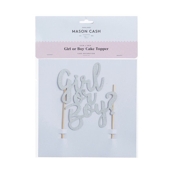 Ozdobný zápich na dort Mason Cash Girl Or Boy-image-1