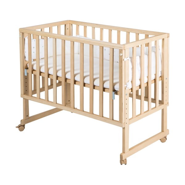 Puiduvärvi ratastel narivoodi 90x45 cm Star Magic – Roba-image-2