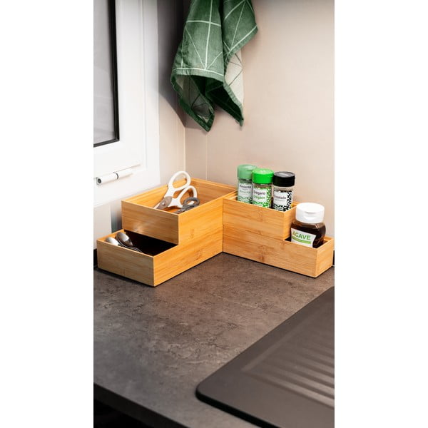 Bambusest kast , 22,5 x 15 x 6,35 cm - Compactor-image-1