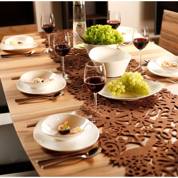 Porcelánová sada talířů a mís, 15dílná-image-2