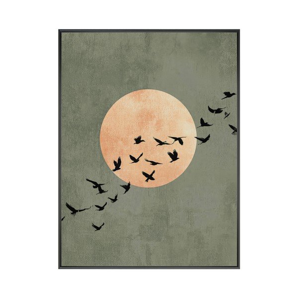 Trükitud pilt raamiga 60x80 cm Midnight Flight - Styler