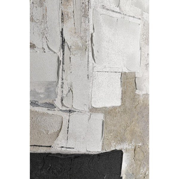 Trükitud/käsitsi maalitud elementidega lõuendimaal 80x80 cm Crown - Bizzotto-image-2