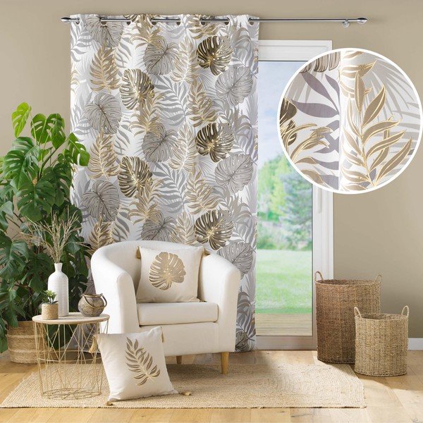 Hall-kuldne kardin 140x260 cm Mogador - douceur d'intérieur-image-4