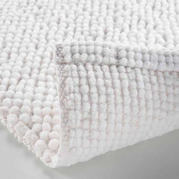 Valge vannitoamatt 50x80 cm Yanis - douceur d'intérieur-image-2