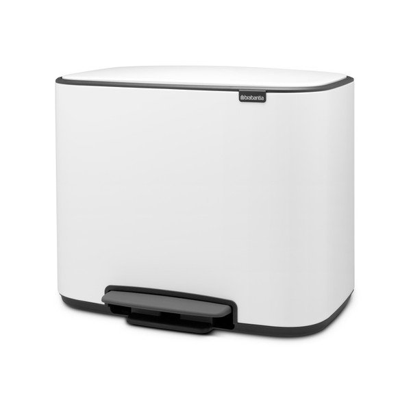 Bílý odpadkový koš Brabantia, 36 l-image-2
