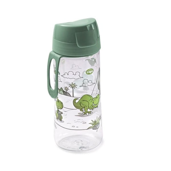Roheline tritaanist joogipudel 500 ml Dinosaur - Snips