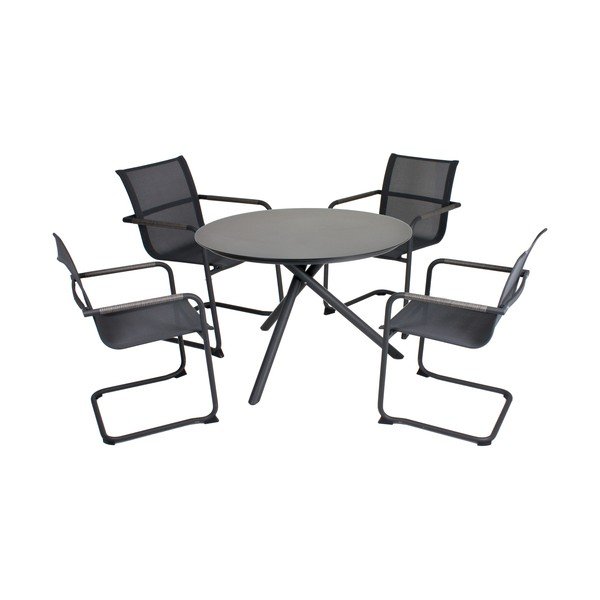 Kovový zahradní stůl ADDU Kendra, ⌀ 110 cm-image-1