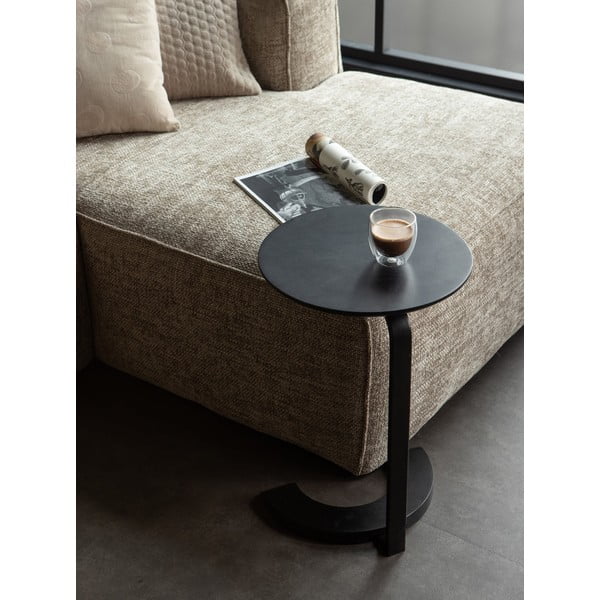 Musta mangopuidust põrandaga kohvilaud - WOOOD-image-1