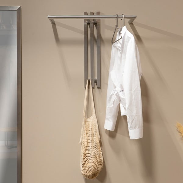 Hõbedane metallist seinanagi Senza - Spinder Design-image-3