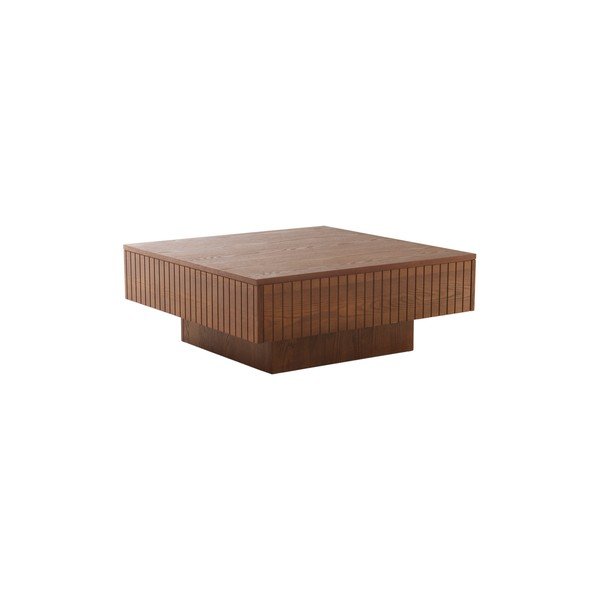 Tumepruun MDF-ist kohvilaud 90x90 cm Furuvik - Jotex-image-2