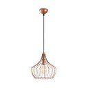 Vasevärvi rippvalgusti metallist varjuga ø 27 cm Mezopotamya - Opviq lights