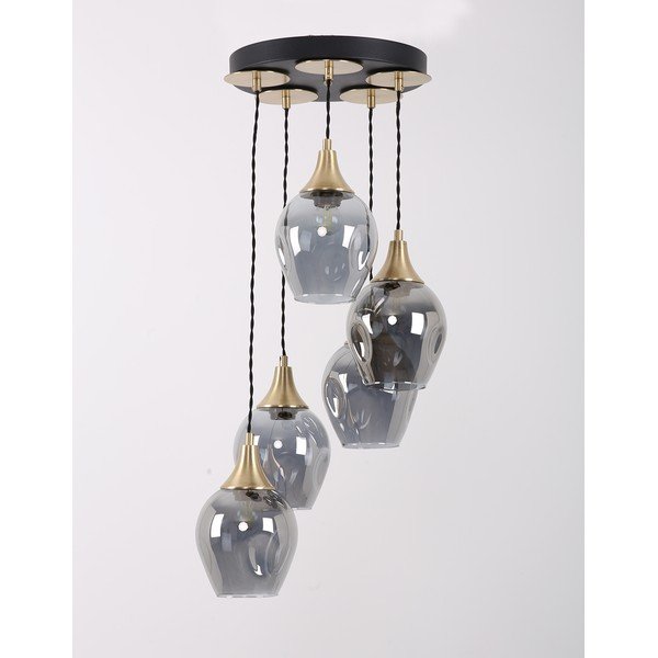 Klaasist varjuga rippvalgusti ø 15 cm Marlo – Squid Lighting-image-2