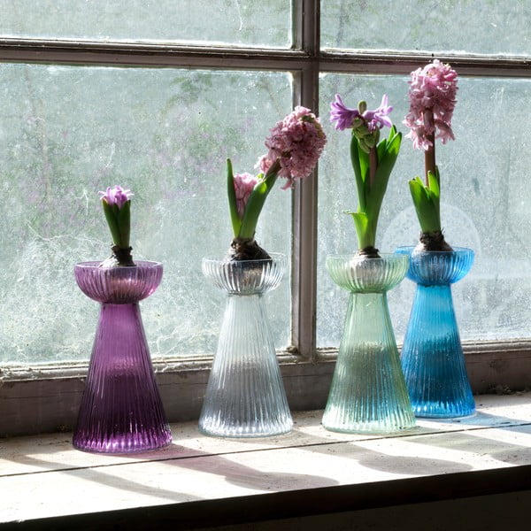 Váza Hyacinth, průhledná