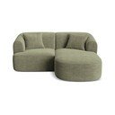 Roheline velvetist nurgadiivan (parem nurk) Campi - Cosmopolitan Design