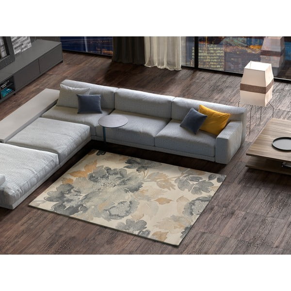 Hallbeež vaip 80x150 cm Flores Sunset - Universal-image-1