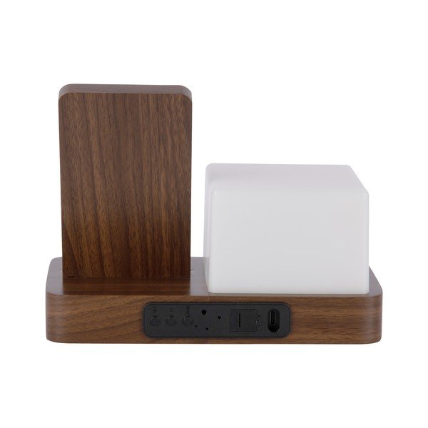 Digitaalne/laua äratuskell juhtmevaba laadijaga Retro LED Night Light - Karlsson-image-4