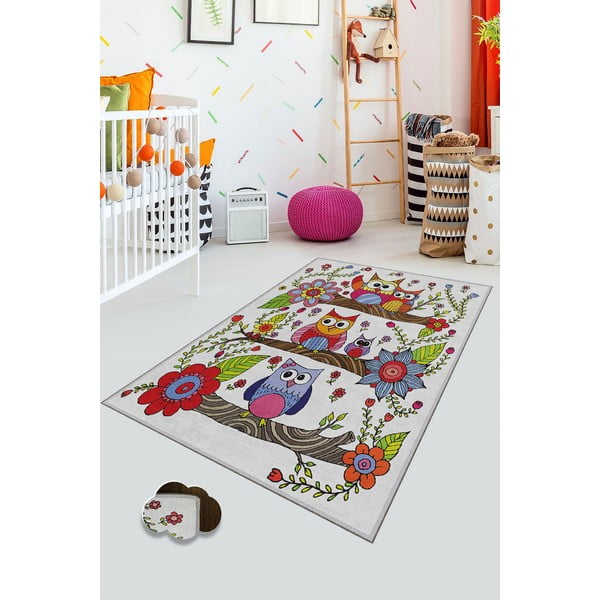 Laste libisemisvastane vaip Owls, 100 x 200 cm - Conceptum Hypnose-image-1