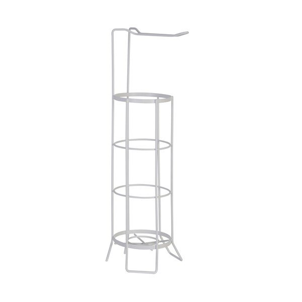 Valge roostevabast terasest tualettpaberi hoidik Linnea - Premier Housewares-image-1
