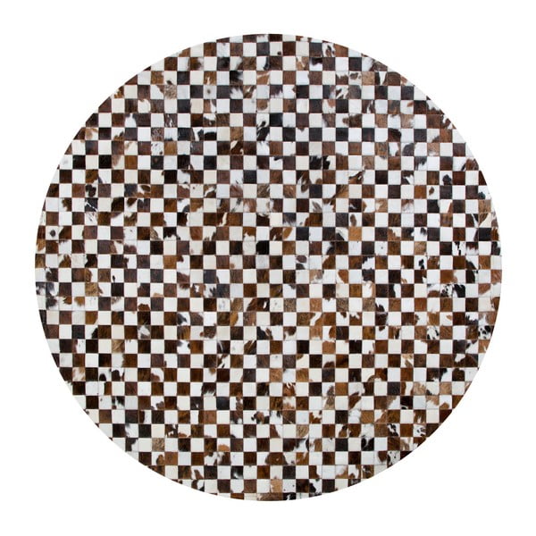 Kožený koberec Pipsa Normand, ⌀  100 cm