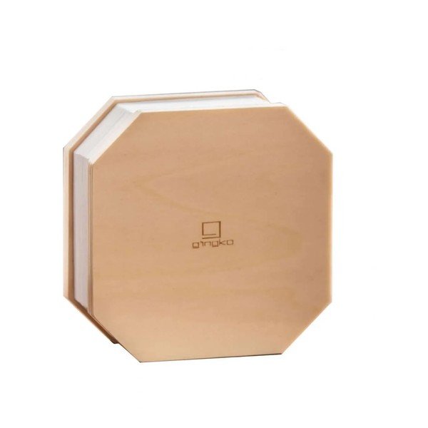 Pruun dimmerdatav LED laualamp (kõrgus 3,5 cm) Accordion – Gingko