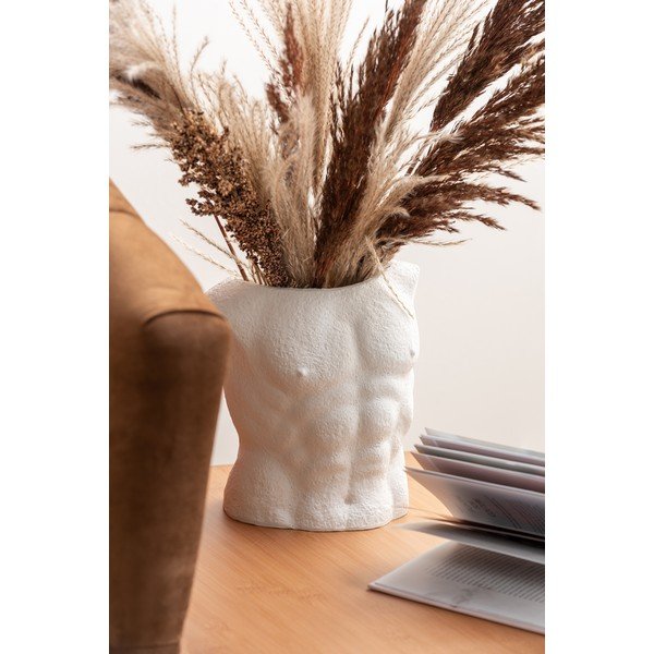 Valge vaas Mees, kõrgus 20,5 cm - PT LIVING-image-1