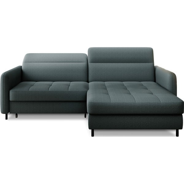 Hallikasroheline sametist lahtikäiv/sahtliga nurgadiivan (parem nurk/lamamisosaga) Gomsi – ELTAP