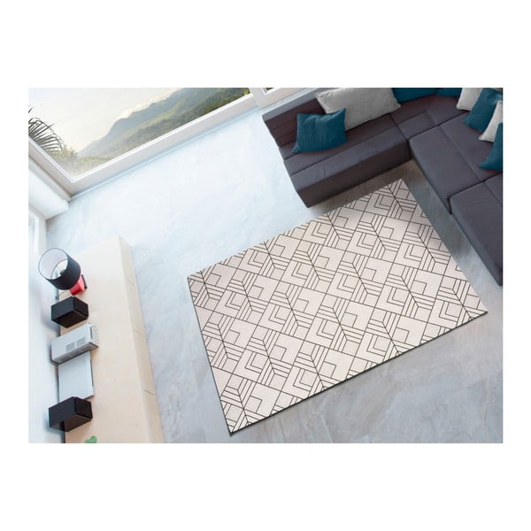 Valge ja beež õuevaip Caretto, 80 x 150 cm Silvana - Universal-image-2